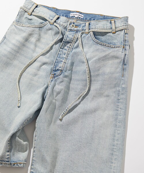 CAHLUMN/カウラム Selvedge Denim Baggy Shorts/セルビッチ
