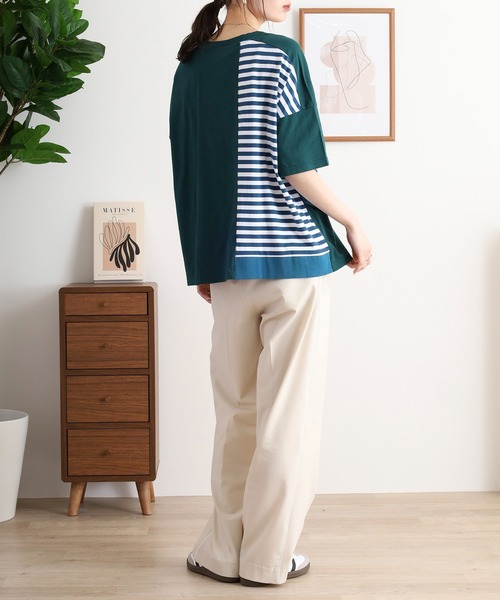 イマゴ / リメイクミックスTシャツ EMAGO リメイクミックスTシャツ（Tシャツ/カットソー）｜Emago