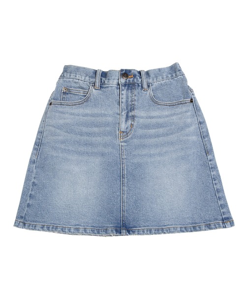 PUNYUS（プニュズ）の「台形デニムミニスカート（デニムスカート・レディース・ブラック/ライトブルー・1/2/3/4）」の21枚目の写真