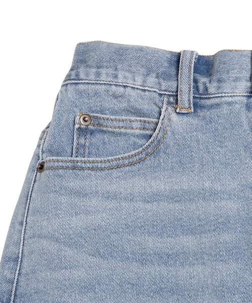 PUNYUS（プニュズ）の「台形デニムミニスカート（デニムスカート・レディース・ブラック/ライトブルー・1/2/3/4）」の20枚目の写真