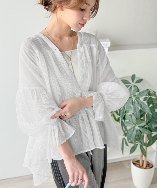 セール】軽やかな風を纏って、ふんわりと。前後2wayボリューム