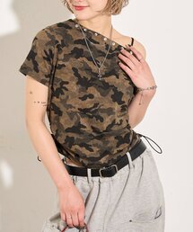 WHO'S WHO gallery | 【予約】アソート スタッズオフショル半袖トップス(Tシャツ/カットソー)