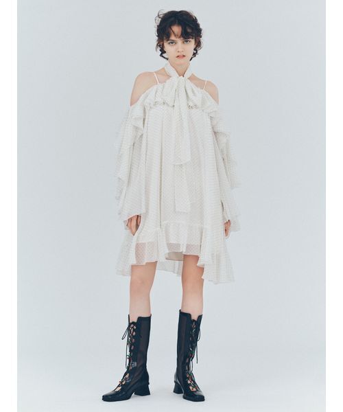 FURFUR（ファーファー）の「ラッフルデザインドレス（ドレス）」 - WEAR