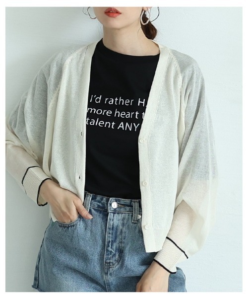 Sawa a la mode（サワアラモード）の「立体メッセージロゴカットソー（Tシャツ/カットソー・レディース・ブルー/ブラック/ホワイト・FREE）」の8枚目の写真