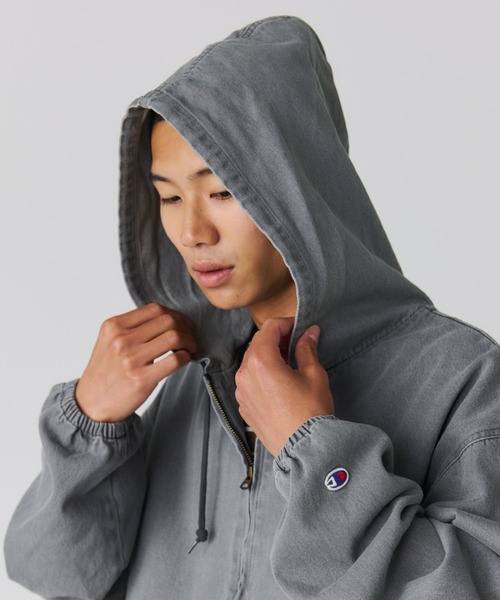 新品 チャンピオン ジップフーデッドジャケット ネイビー 定価17380円 Champion/チャンピオン】ジップ フーデッドジャケット｜ベーセー