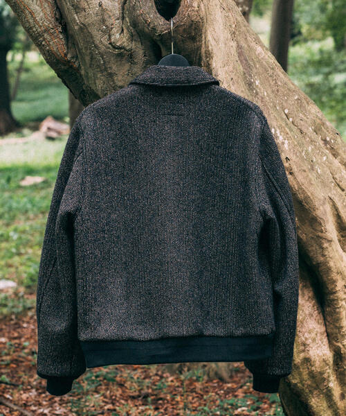 schott（ショット）の「Schott/ショット/BEACH CLOTH  TYPE A-2/ビーチクロス タイプ A-2（ミリタリージャケット・メンズ・ブラック・2XL/XL/M/L）」の3枚目の写真