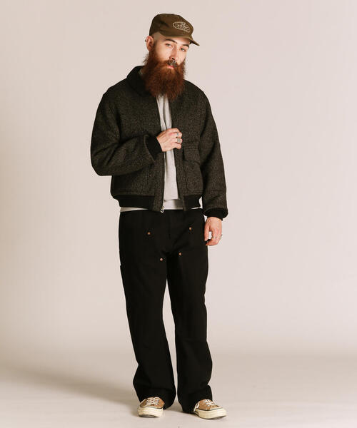 schott（ショット）の「Schott/ショット/BEACH CLOTH  TYPE A-2/ビーチクロス タイプ A-2（ミリタリージャケット・メンズ・ブラック・2XL/XL/M/L）」の7枚目の写真