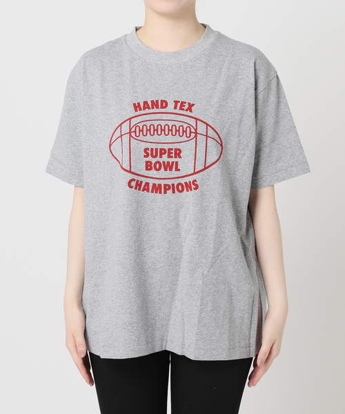 専用シャツ 「HANDTEX/ハンドテックス」プリントロゴT レディース HANDTEX/ハンドテックス】プリントロゴT（Tシャツ/カットソー