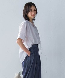 ローンラメストライプブラウス≪手洗い可能≫