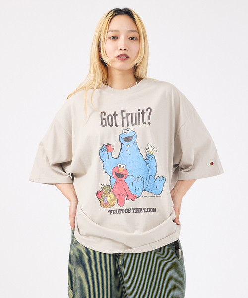 4色展開/Fruit of the Loom×OLDENTIMES】フルーツロゴ沖縄ver. S