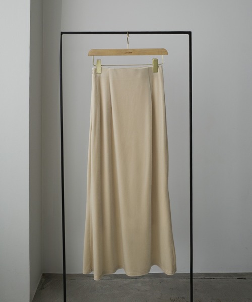 Louere（ルエレ）の「ハイウエストべロアナロースカート（スカート・レディース・クリーム/ブラック/ブラウン・X-LARGE/LARGE/MEDIUM/SMALL）」の18枚目の写真