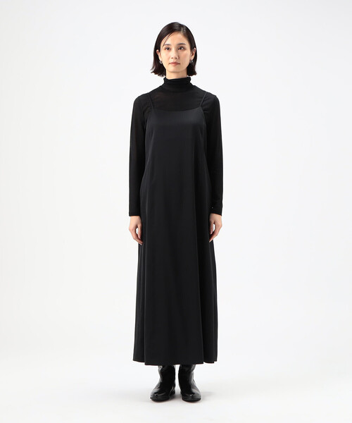 COMME CA（コムサ）の「トリアセポリサテン ワンピース（ワンピース・レディース・ブラック・9号）」の6枚目の写真