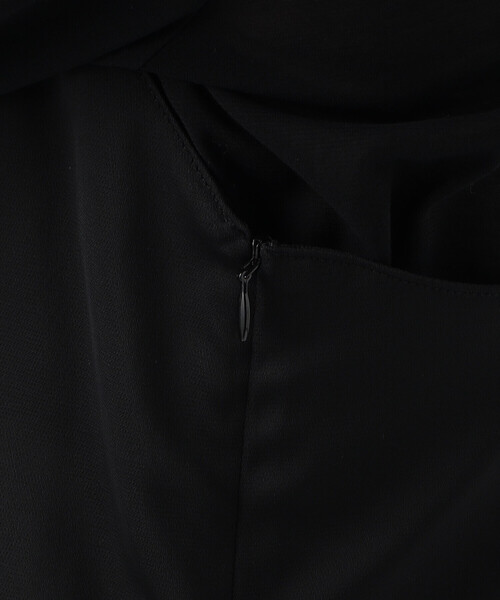 COMME CA（コムサ）の「トリアセポリサテン ワンピース（ワンピース・レディース・ブラック・9号）」の12枚目の写真