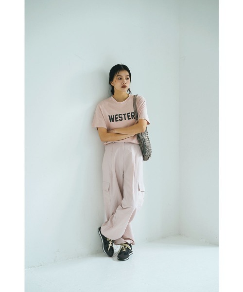 marjour(マージュール)の「NYLON PARACHUTE PANTS(カーゴパンツ・レディース・ピンク・M)」の2枚目の写真