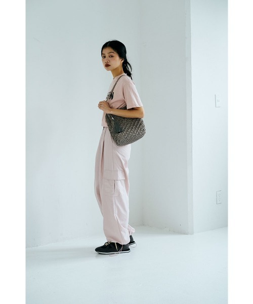 marjour(マージュール)の「NYLON PARACHUTE PANTS(カーゴパンツ・レディース・ピンク・M)」の12枚目の写真