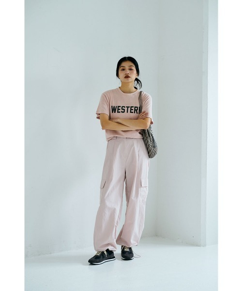 marjour(マージュール)の「NYLON PARACHUTE PANTS(カーゴパンツ・レディース・ピンク・M)」の13枚目の写真