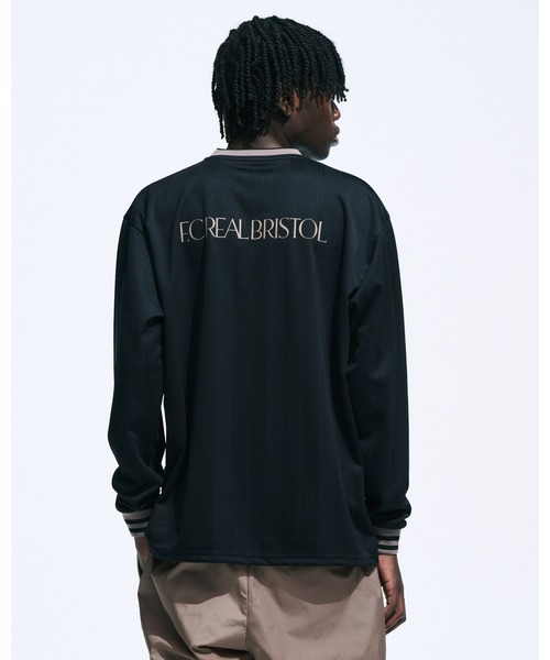 F.C.Real Bristol（エフシーレアルブリストル）の「EXHIBITION L/S GAME SHIRT（Tシャツ/カットソー・メンズ・ブラック/ライトブルー/ホワイト・SMALL/MEDIUM/LARGE/X-LARGE/XX-LARGE）」の6枚目の写真