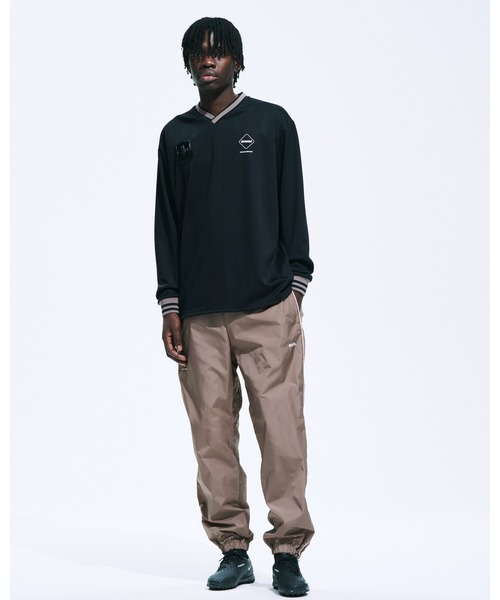 F.C.Real Bristol（エフシーレアルブリストル）の「EXHIBITION L/S GAME SHIRT（Tシャツ/カットソー・メンズ・ブラック/ライトブルー/ホワイト・SMALL/MEDIUM/LARGE/X-LARGE/XX-LARGE）」の4枚目の写真