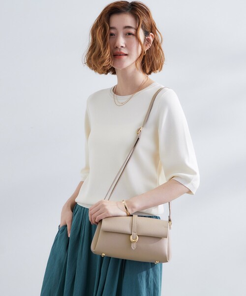grove（グローブ）の「フラップベルト3層ショルダー（ショルダーバッグ・レディース・ナチュラル/ブルー系4/ブラック系4/シルバー系その他・00）」の3枚目の写真