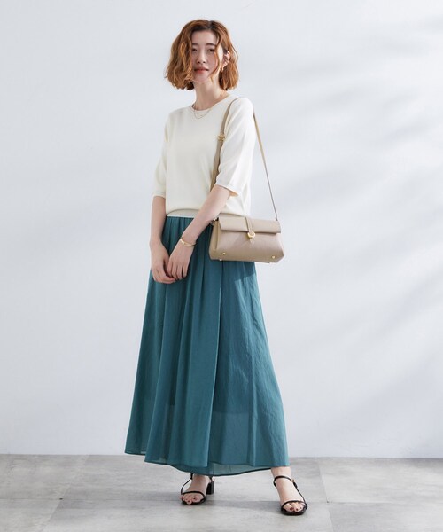 grove（グローブ）の「フラップベルト3層ショルダー（ショルダーバッグ・レディース・ナチュラル/ブルー系4/ブラック系4/シルバー系その他・00）」の6枚目の写真