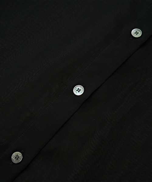 ROPE'（ロペ）の「【洗える】コットンシアークロップドシャツ（シャツ/ブラウス・レディース・ブラック/サックスブルー/ホワイト・FREE）」の13枚目の写真