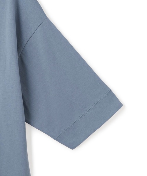 BEVERLY HILLS POLO CLUB（ビバリーヒルズポロクラブ）の「【BEVERLY HILLS POLO CLUB/ビバリーヒルズポロクラブ】ワイドスリーブTシャツ（Tシャツ/カットソー・レディース・チャコールグレー/ホワイト/サックスブルー・38）」の7枚目の写真