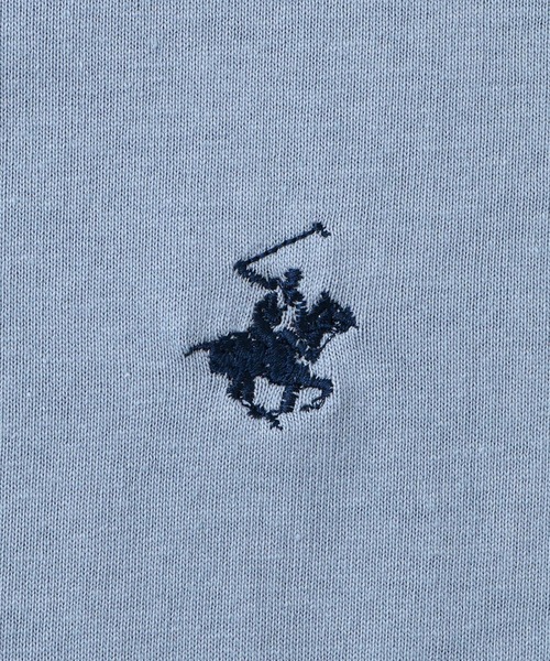 BEVERLY HILLS POLO CLUB（ビバリーヒルズポロクラブ）の「【BEVERLY HILLS POLO CLUB/ビバリーヒルズポロクラブ】ワイドスリーブTシャツ（Tシャツ/カットソー・レディース・チャコールグレー/ホワイト/サックスブルー・38）」の9枚目の写真