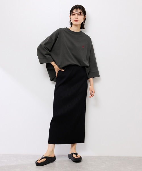 BEVERLY HILLS POLO CLUB（ビバリーヒルズポロクラブ）の「【BEVERLY HILLS POLO CLUB/ビバリーヒルズポロクラブ】ワイドスリーブTシャツ（Tシャツ/カットソー・レディース・チャコールグレー/ホワイト/サックスブルー・38）」の19枚目の写真