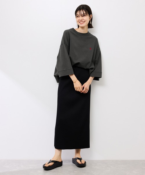 BEVERLY HILLS POLO CLUB（ビバリーヒルズポロクラブ）の「【BEVERLY HILLS POLO CLUB/ビバリーヒルズポロクラブ】ワイドスリーブTシャツ（Tシャツ/カットソー・レディース・チャコールグレー/ホワイト/サックスブルー・38）」の20枚目の写真