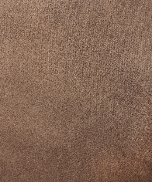 HIDEAWAYS NICOLE（ハイダウェイニコル）の「ポンチ起毛ジップアップブルゾン（ライダースジャケット・メンズ・グレイッシュベージュ/ブラック/オレンジ/シルバーグレー・MEDIUM/X-LARGE/LARGE）」の8枚目の写真