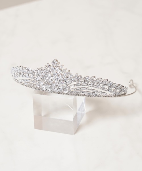 セール】クリスタル シルバー プリンセス クイーン ティアラ / Crystal