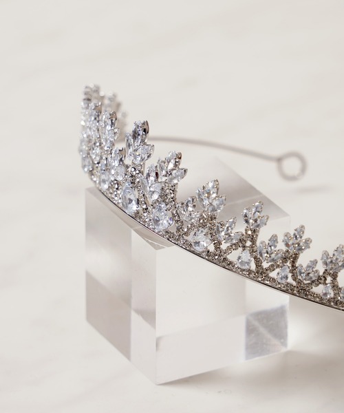 セール】クリスタル シルバー プリンセス クイーン ティアラ / Crystal
