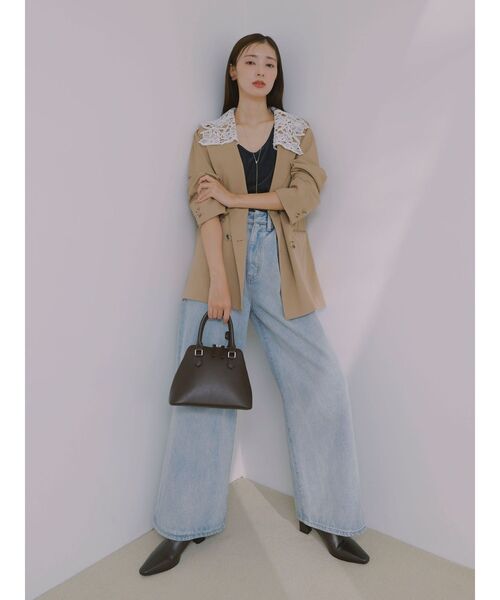 セール】レースデタッチドカラージャケット（テーラードジャケット