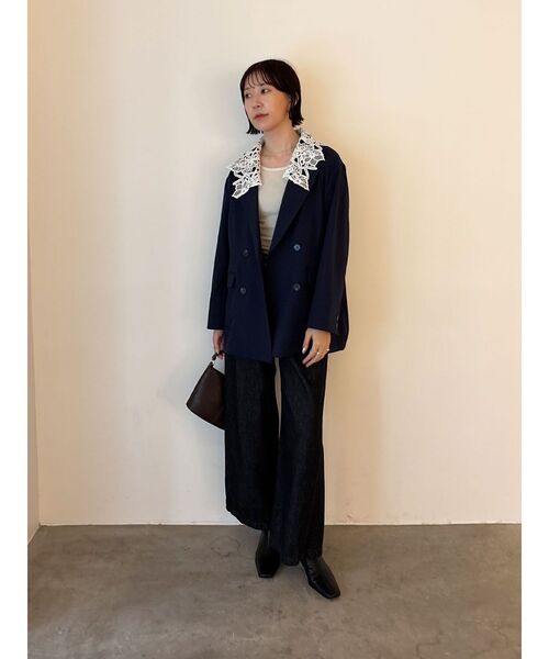 値下げ可】12SS 製品染め 4B レースジャケット 値下げ可】12SS 製品