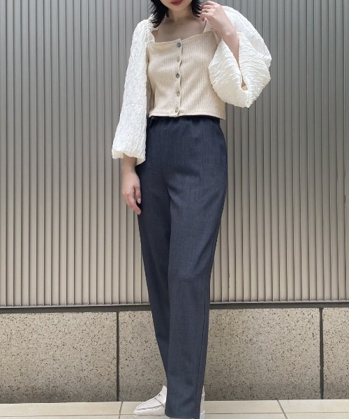 HONEY MI HONEY（ハニーミーハニー）の「two-way high waist rompers（つなぎ/オールインワン・レディース・グレー/ブラック/チェック・FREE）」の13枚目の写真