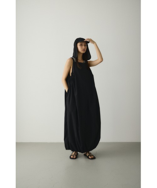 STYLEMIXER(スタイルミキサー)の「ACTIVE撥水ギャザーワンピース(ワンピース・レディース・アイボリー/ブラック/ブラウン・SMALL/MEDIUM)」の14枚目の写真