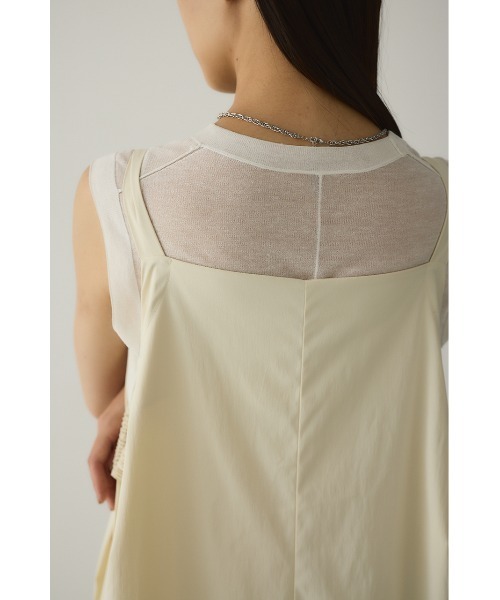 STYLEMIXER(スタイルミキサー)の「ACTIVE撥水ギャザーワンピース(ワンピース・レディース・アイボリー/ブラック/ブラウン・SMALL/MEDIUM)」の11枚目の写真
