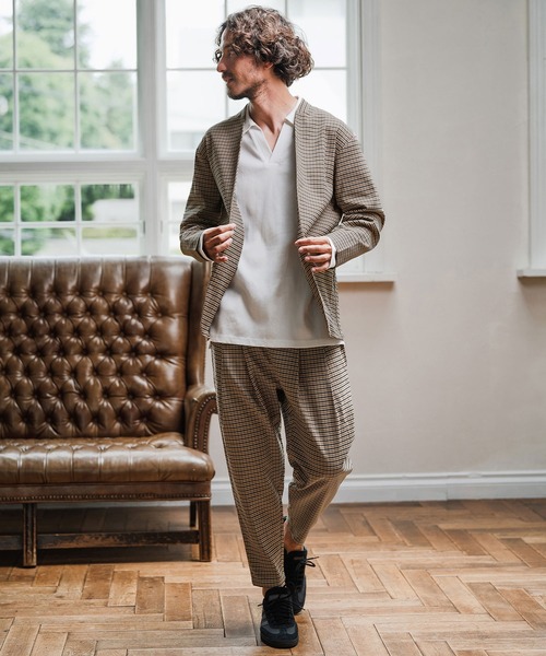 Magine（マージン）の「mp13904-Two Tuck Tapered Pants テーパードパンツ（その他パンツ・メンズ・ベージュ系その他/ブラック系その他/ブラック・48/46/44）」の18枚目の写真
