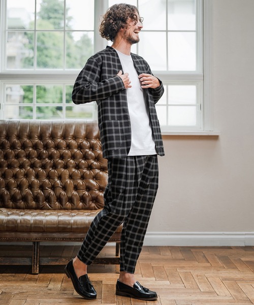 Magine（マージン）の「mp13904-Two Tuck Tapered Pants テーパードパンツ（その他パンツ・メンズ・ベージュ系その他/ブラック系その他/ブラック・48/46/44）」の14枚目の写真