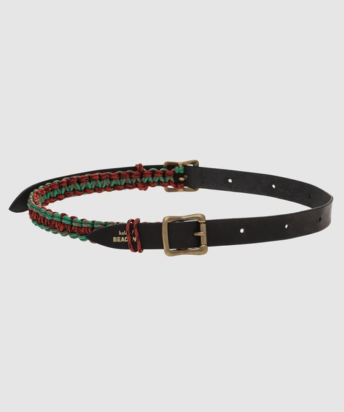 kolor BEACON(カラービーコン)の「25WBM-A04534(ベルト・メンズ・ベージュ/ブラック・FREE)」の3枚目の写真