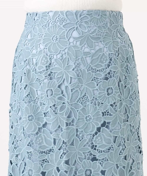 フラワーレースタイトスカート/洗える（スカート）｜OFUON（オフオン