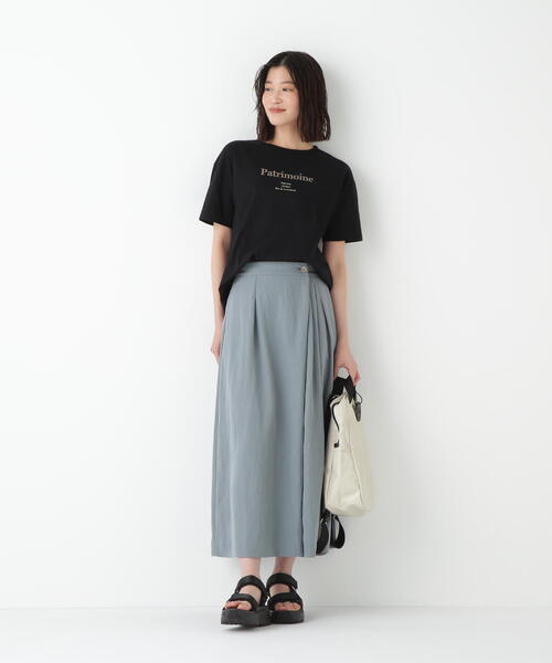 human woman（ヒューマンウーマン）の「◆ランダムタックスカート（スカート・レディース・ブラウン/グレー・SMALL/MEDIUM）」の9枚目の写真