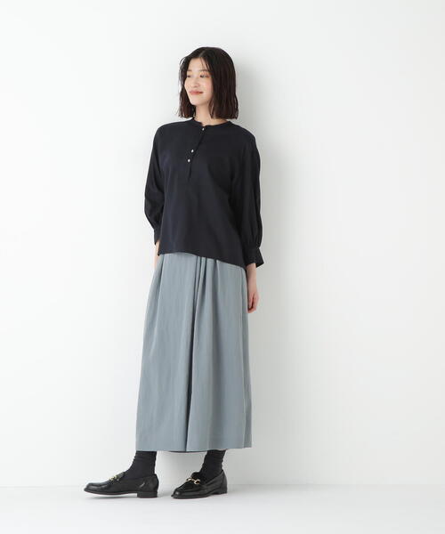 human woman（ヒューマンウーマン）の「◆ランダムタックスカート（スカート・レディース・ブラウン/グレー・SMALL/MEDIUM）」の10枚目の写真