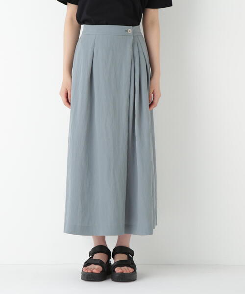 human woman（ヒューマンウーマン）の「◆ランダムタックスカート（スカート・レディース・ブラウン/グレー・SMALL/MEDIUM）」の11枚目の写真