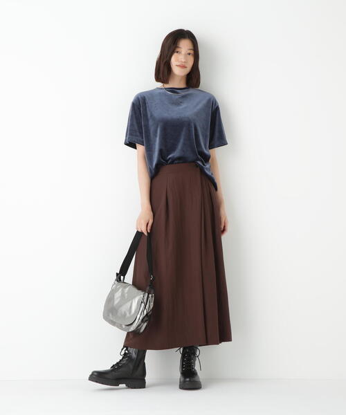 human woman（ヒューマンウーマン）の「◆ランダムタックスカート（スカート・レディース・ブラウン/グレー・SMALL/MEDIUM）」の20枚目の写真