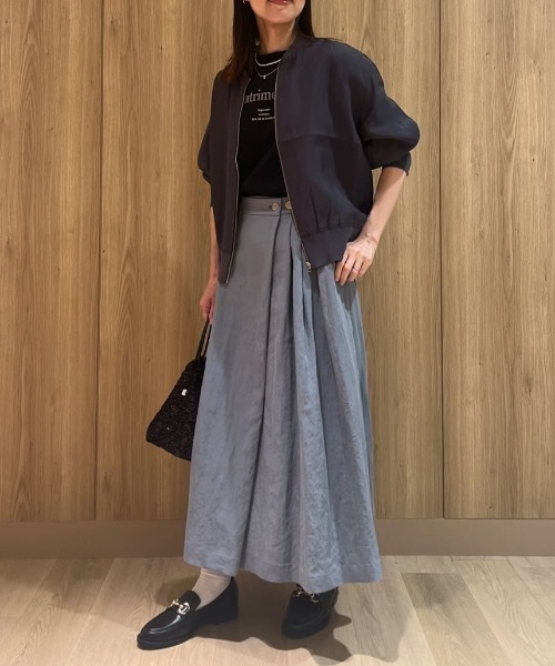 human woman（ヒューマンウーマン）の「◆ランダムタックスカート（スカート・レディース・ブラウン/グレー・SMALL/MEDIUM）」の22枚目の写真