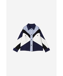 LOVE POMME POMME（ラブポムポム）の「Patchwork Denim Jacket（デニムジャケット）」