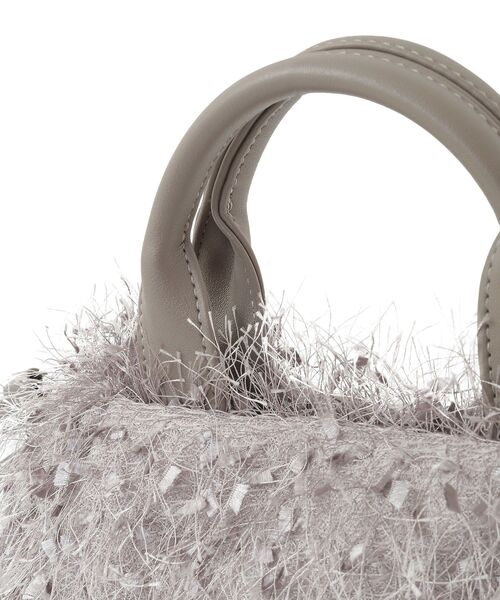 Green　Parks（グリーンパークス）の「OTO.HA.シャギーニットショルダーバッグ（ショルダーバッグ・レディース・グレイッシュベージュ/ブラック・FREE）」の16枚目の写真