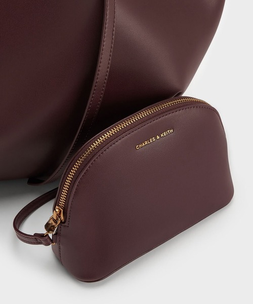 CHARLES & KEITH（チャールズ & キース）の「Calla カルラ ラージトートバッグ（トートバッグ・レディース・ブラウン系その他7/ワインレッド・XL）」の17枚目の写真
