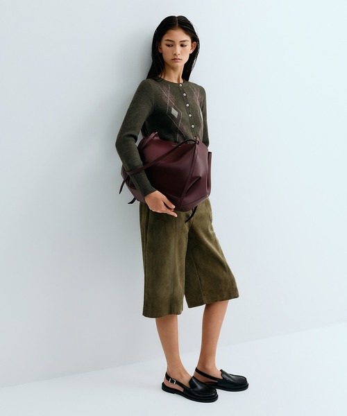 CHARLES & KEITH（チャールズ & キース）の「Calla カルラ ラージトートバッグ（トートバッグ・レディース・ブラウン系その他7/ワインレッド・XL）」の21枚目の写真